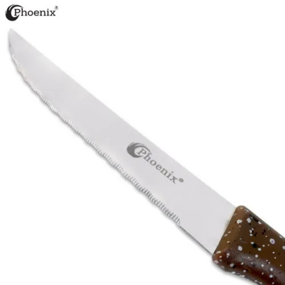 Phoenix Serrated Kitchen Knife of 6