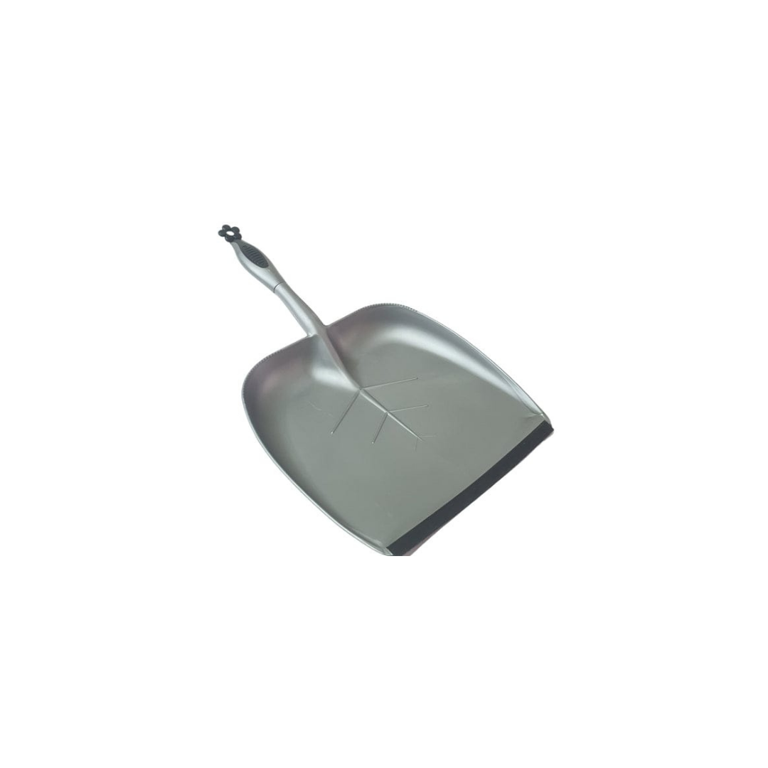 Heavy-Duty Dustpan with Rubber Lip