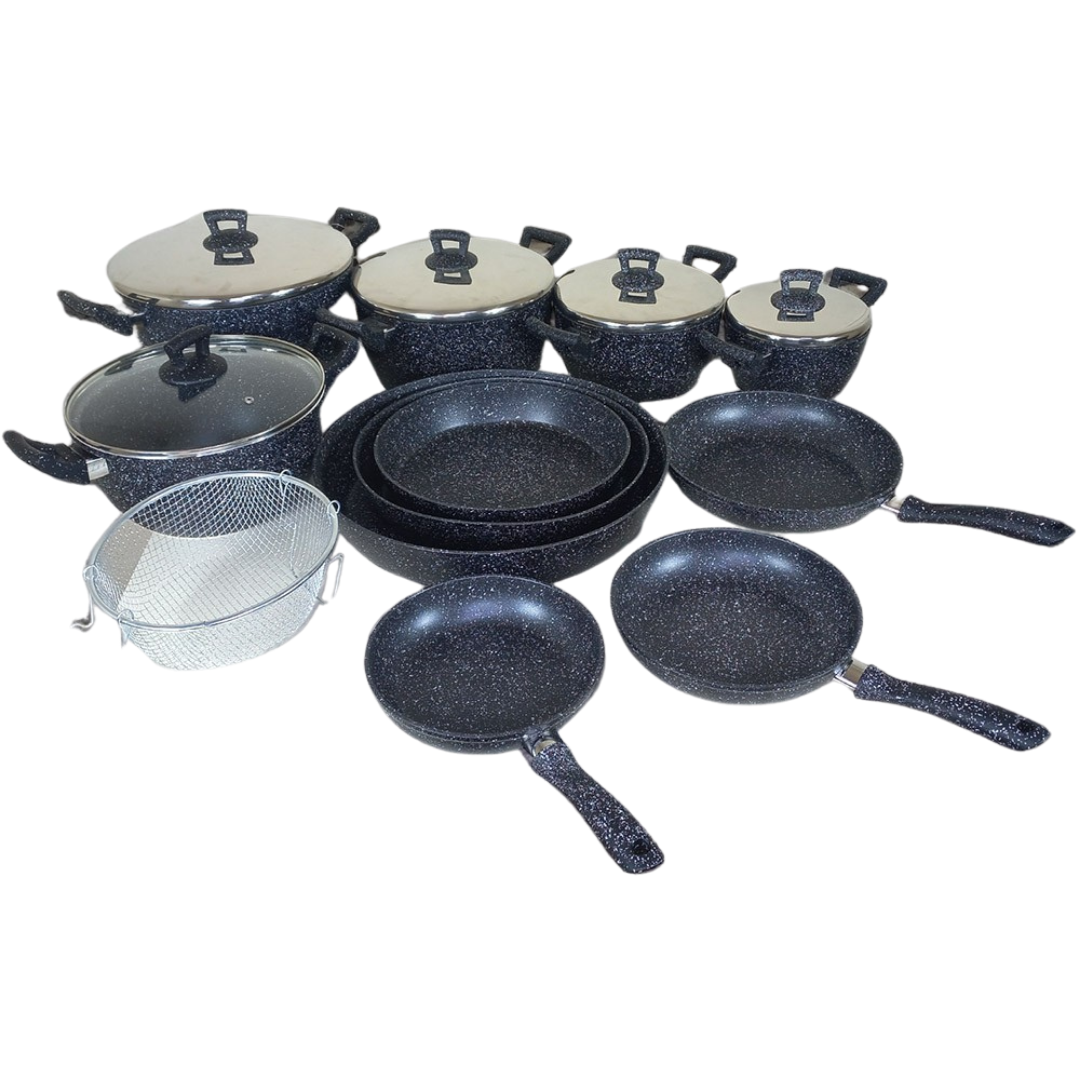Phoenix 17-Piece Granite Cookware Set