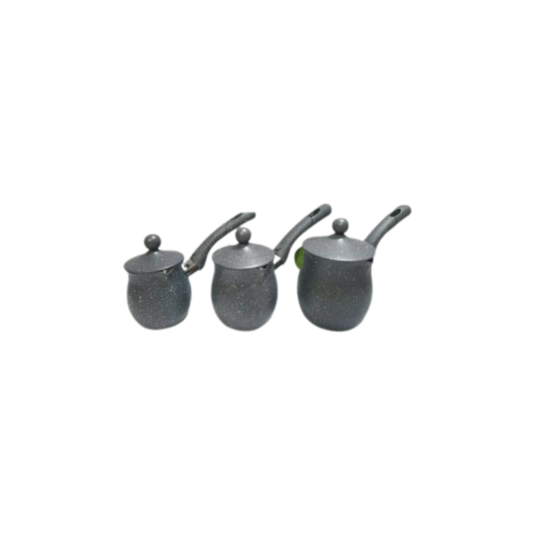 Phoenix Granite-Coated Turkish Coffee Pot Set