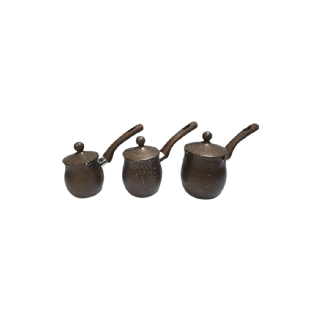 Phoenix Granite-Coated Turkish Coffee Pot Set
