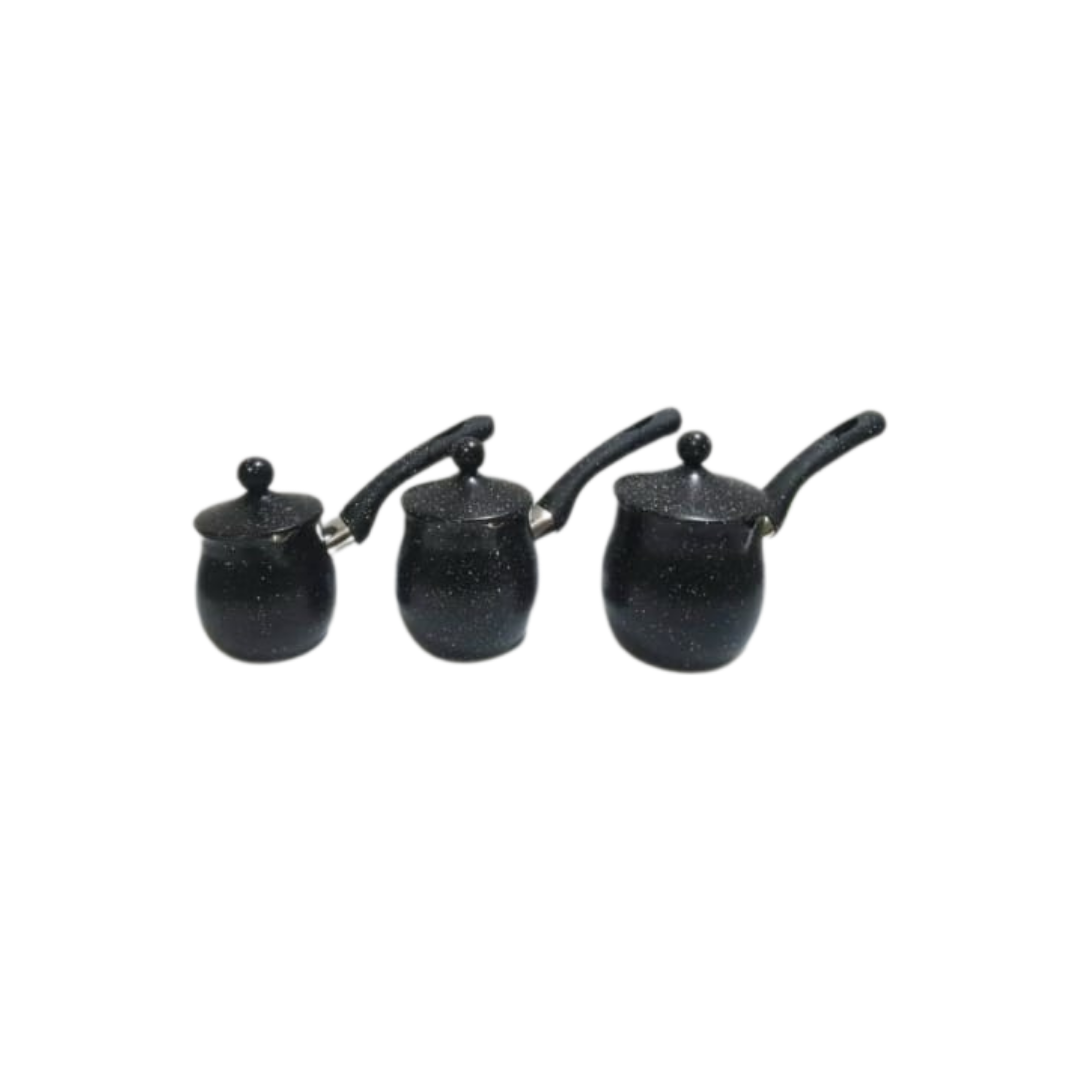 Phoenix Granite-Coated Turkish Coffee Pot Set