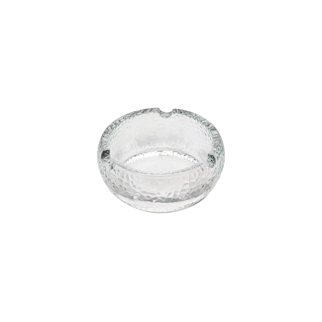 Textured Glass Ashtray