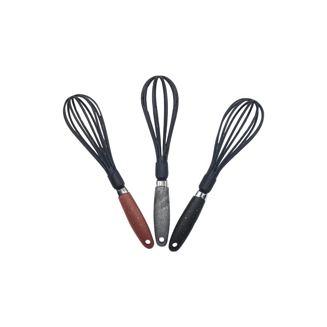 Phoenix Non-Stick Silicone Whisk with Comfort Grip Handle