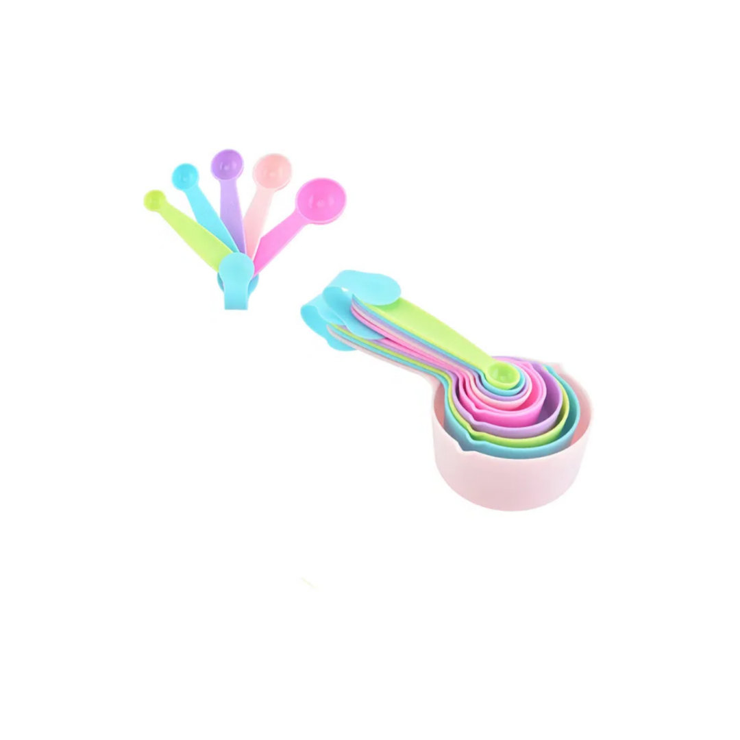 Pastel Measuring Cups & Spoons Set of 10