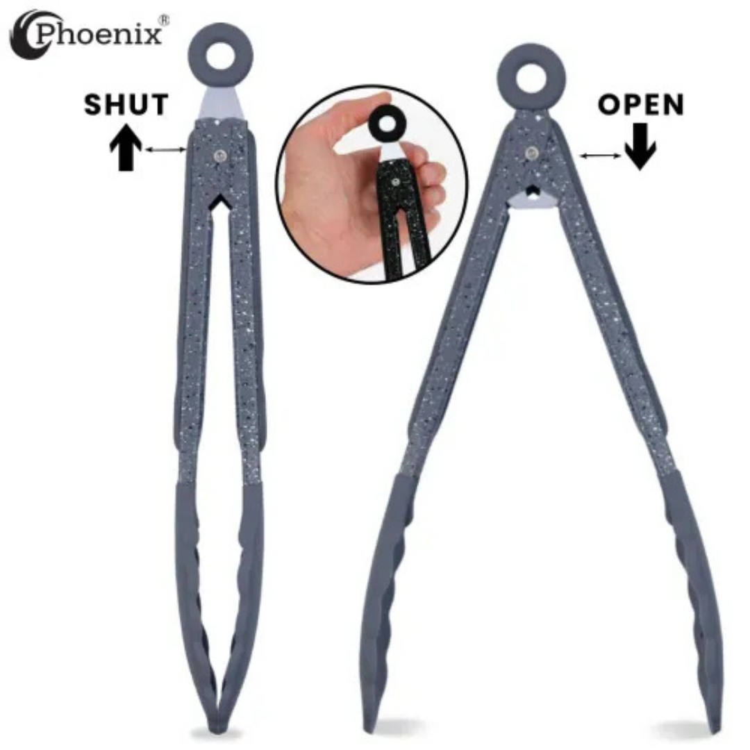 Phoenix Silicone-Coated Kitchen Tongs