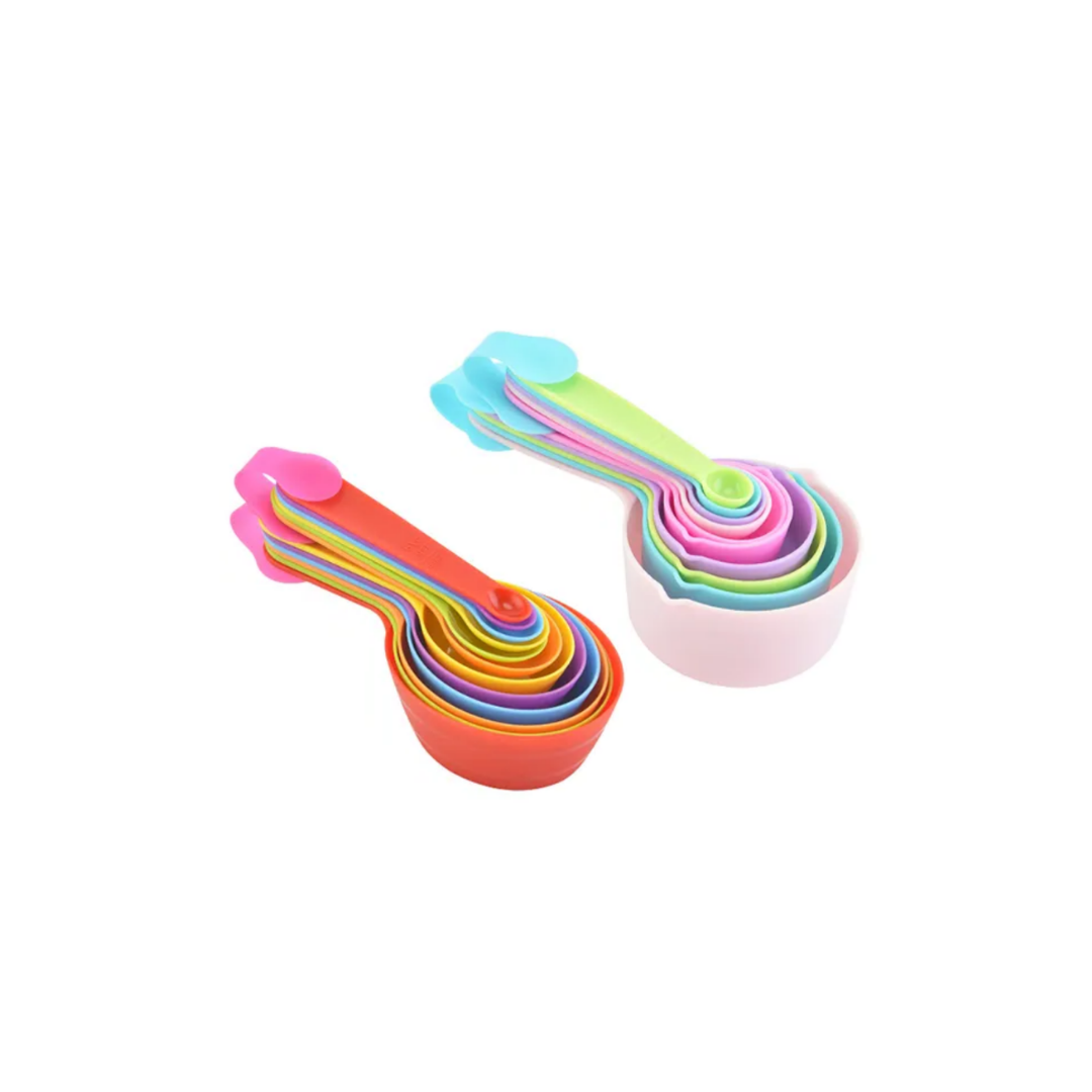 Pastel Measuring Cups & Spoons Set of 10