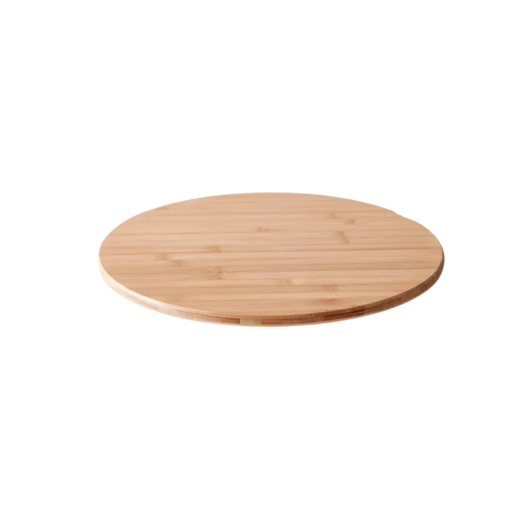 Bamboo Rotating Cheese Board